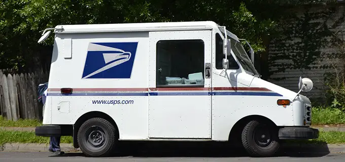 USPS Mail Delivery Truck